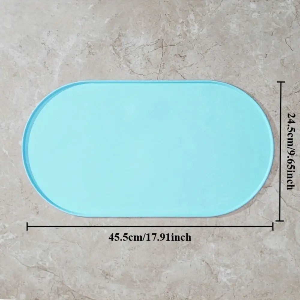 Durable Silicone Pet Food Mat Waterproof Raised Edges Dog Food Mat BPA-Free Easy Clean Pet Placemats Pet Supplies