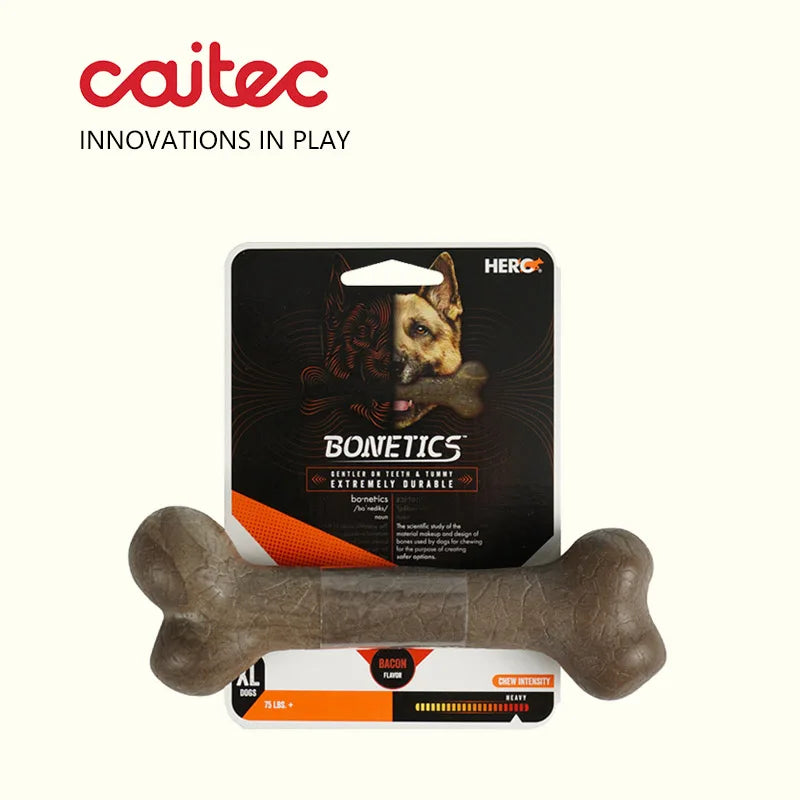 Caitec Dog Toys Chewing Bone Toys Durable Bite Resistant Great for Tossing and Chasing Suitable for Small to Large Dogs