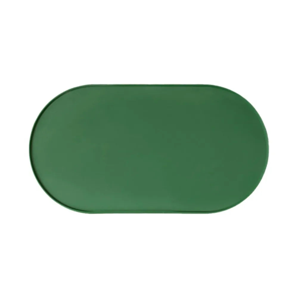 Durable Silicone Pet Food Mat Waterproof Raised Edges Dog Food Mat BPA-Free Easy Clean Pet Placemats Pet Supplies