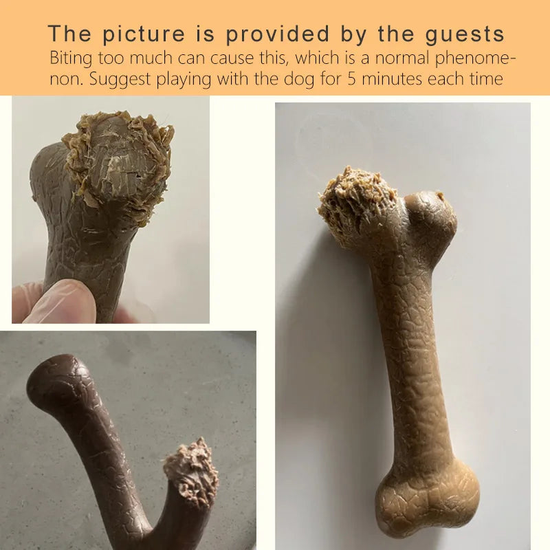 Caitec Dog Toys Chewing Bone Toys Durable Bite Resistant Great for Tossing and Chasing Suitable for Small to Large Dogs